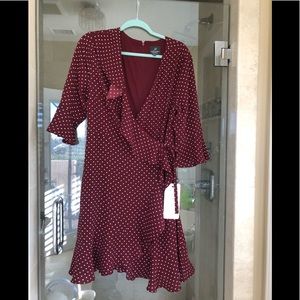 Adrianna Papell wrap dress